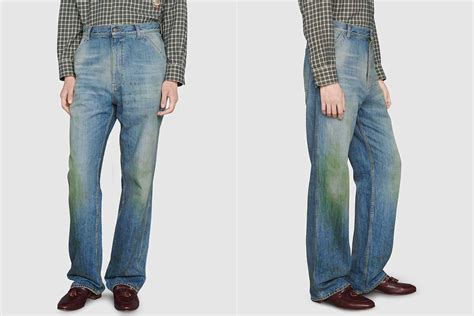 gucci jeans grass|Gucci Jeans & Denim for Men .